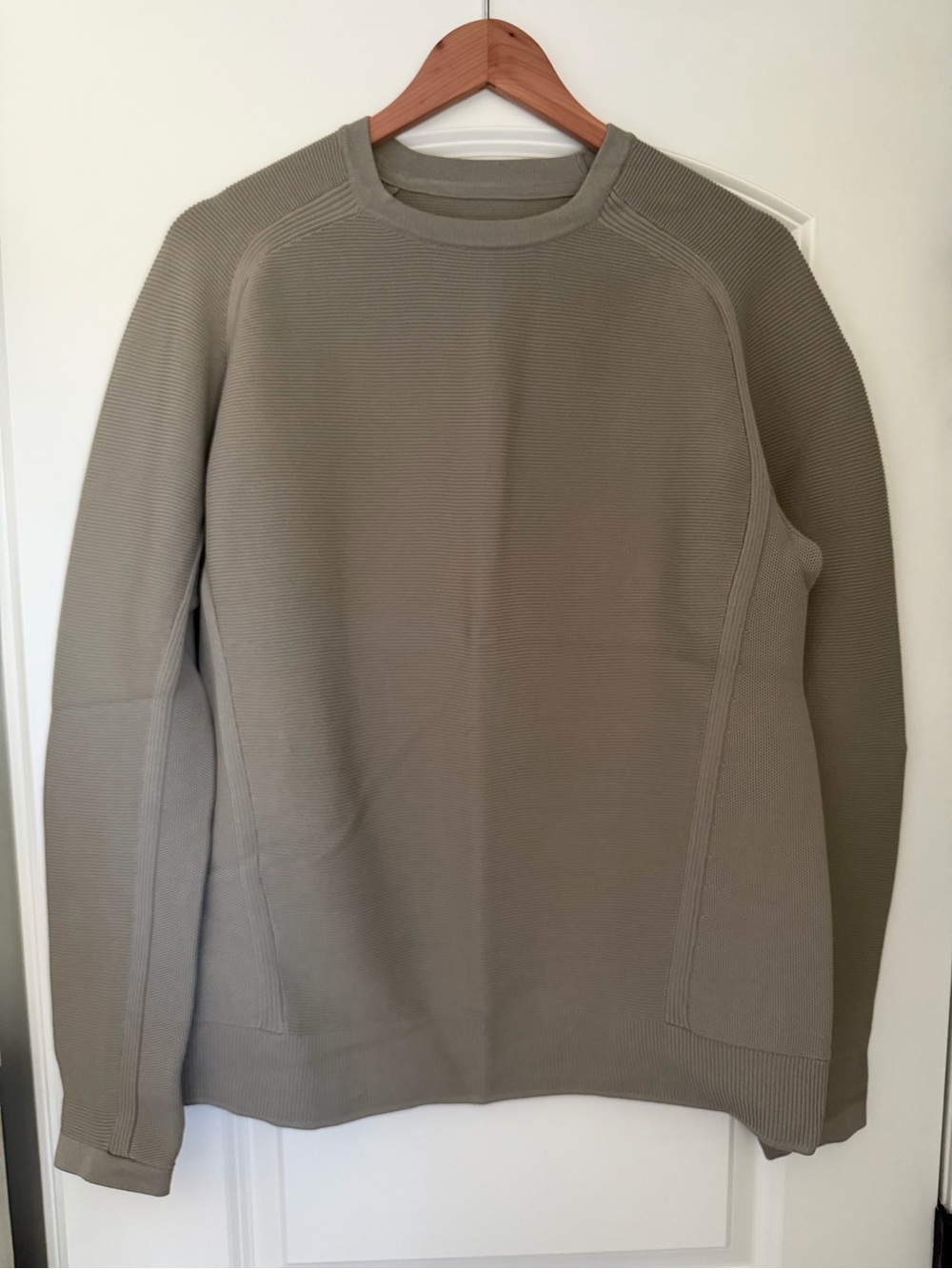 Men's Crewneck Sweater in Taupe Neutral